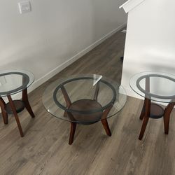 Coffee and side table