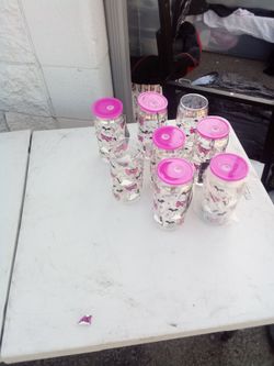 7 piece Halloween drinking glasses