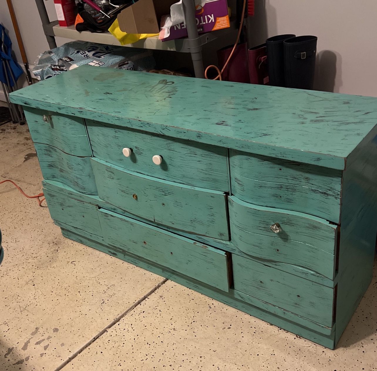 Antique 9 Drawer Dresser