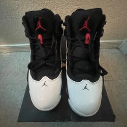 Jordan 6 Rings, Size 11, Black/university RED-WHITE NOIR/BLANC/UNIVERSITY ROUGE 