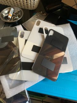 BACK GLASS FOR IPHONE 8 plus,X,XR,etc