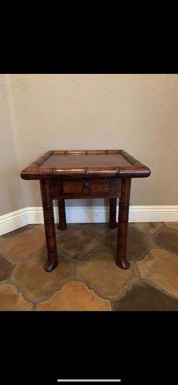 Side Table Bamboo Style