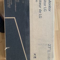 NEW 27” LG Monitor