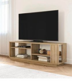 TV Stan d for TVs up to 60", Natural