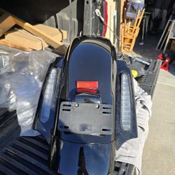 Harley-Davidson Rear Fender With Cadillac Style LED Tail Lights
