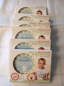 Baby's First Holidays & Milestones Belly Stickers