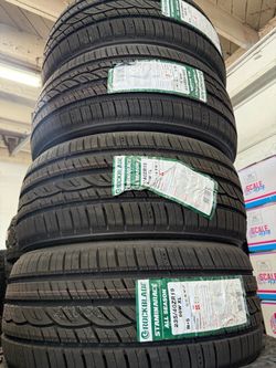 235/40/R19 marca ROCKBLADE las 4 llantas nuevas instaladas y balanceadas