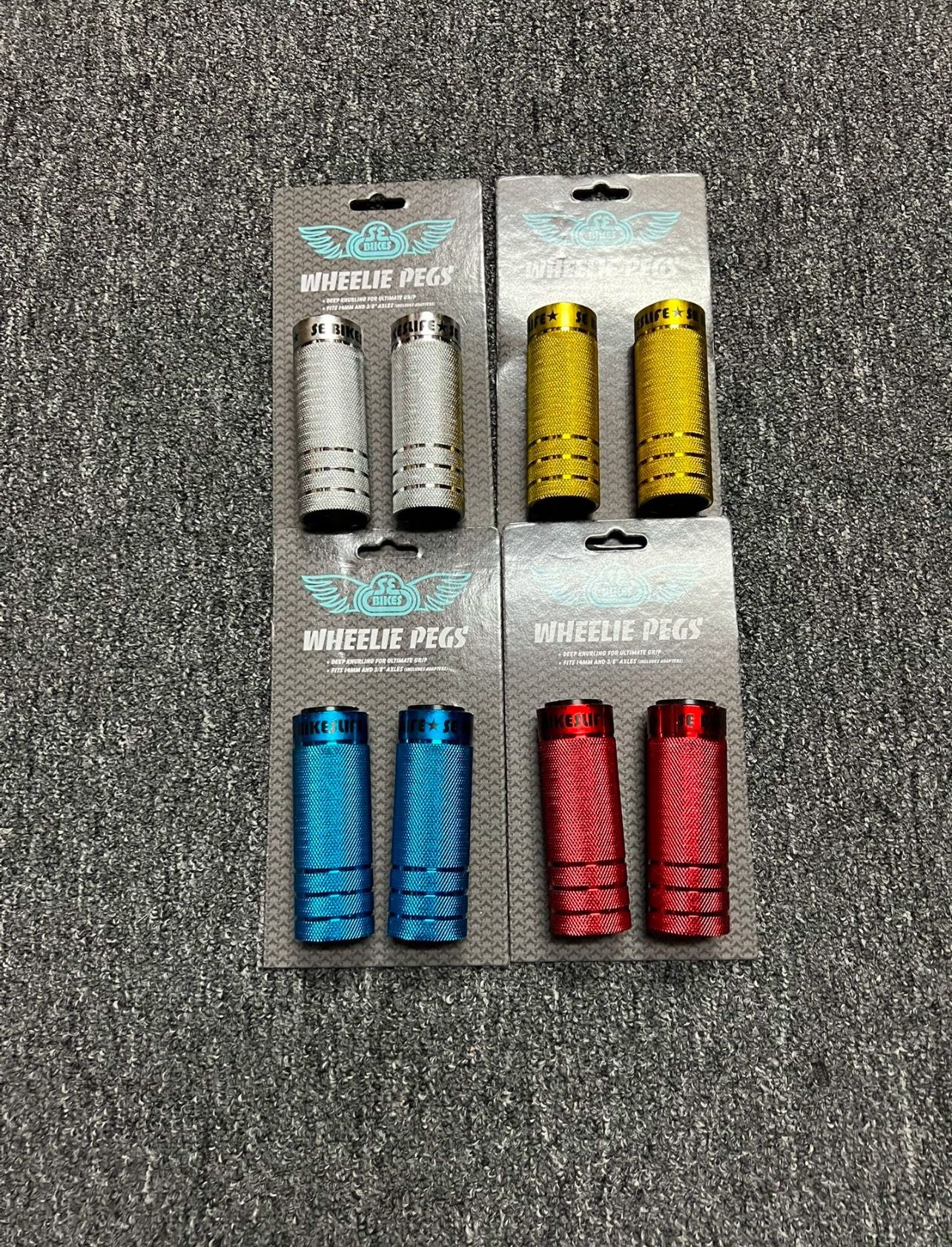Se Bikes Wheelie Pegs $29.88 a set price is firm