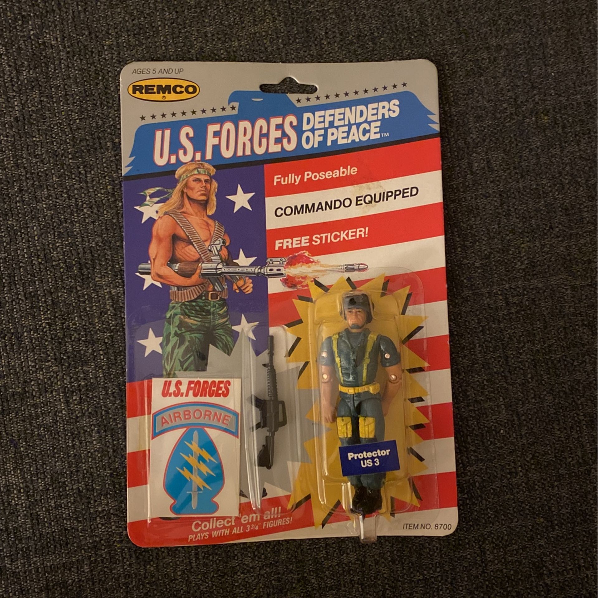 Vintage 1986 Remco U.S. Forces: Defenders Of Peace