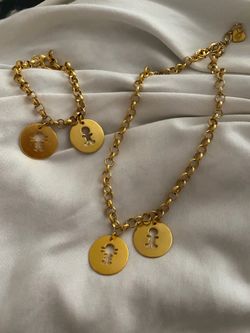 Charm necklace/ bracelet set $15