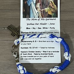 Faith Tzitzit Christian Bracelets