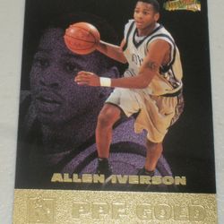 Super Nice Pair Of Allen Iverson Rookie Cards MINT 