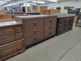6 Drawer Dark Wood Dresser
