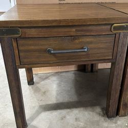 Wooden Coffee Table and Side Table (separate or as set)