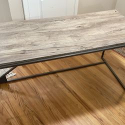 Modern Industrial-Style Desk - Good Condition