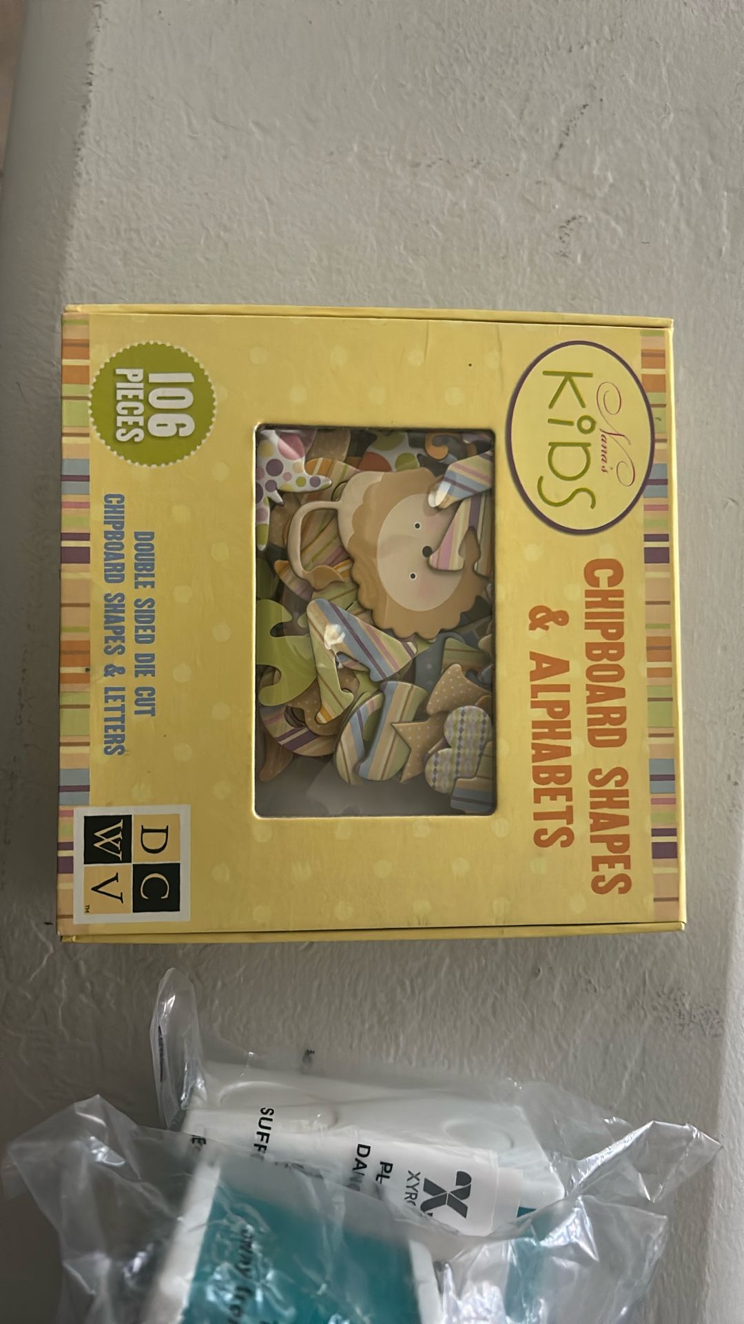 Nana’s Chip Board Shapes And Alphabet