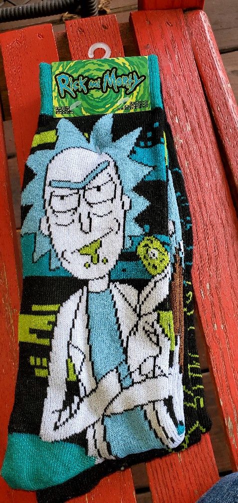 2 Pack Of Rick And Morty Socks
