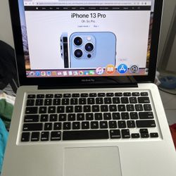 2012 MacBook Pro 13-inch 256GB SSD 8GB RAM 382 Battery Cycles