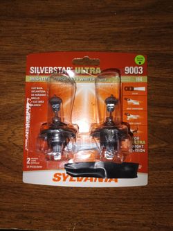 Sylvania SilverStar Ultra 9003 Halogen Bulbs 2-Pack