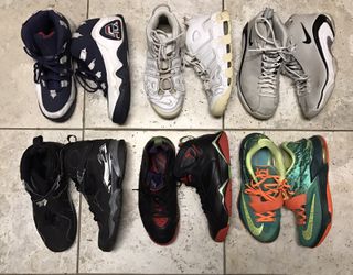 Jordans, nikes, fila