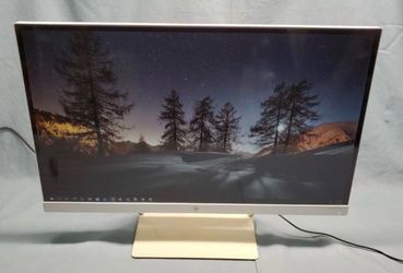 HP Pavilion 27XW 27" 1920x1080 LED Backlit Monitor Silver/White