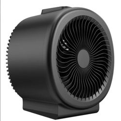 Utilitech Up to 1500-Watt Fan Compact Personal Indoor Electric Space Heater with Thermostat