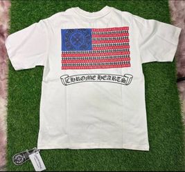 white Crome hearts t shirt