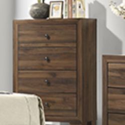 CHEST of drawers for Bedroom Rustic Brown with drawers new boxed