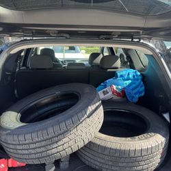 2 Goodyear 235/65 R17 tires in good condition, $80 for both.