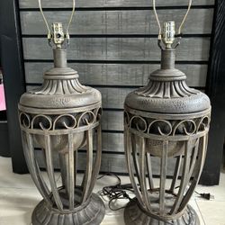 2 Matching Lamp Bases