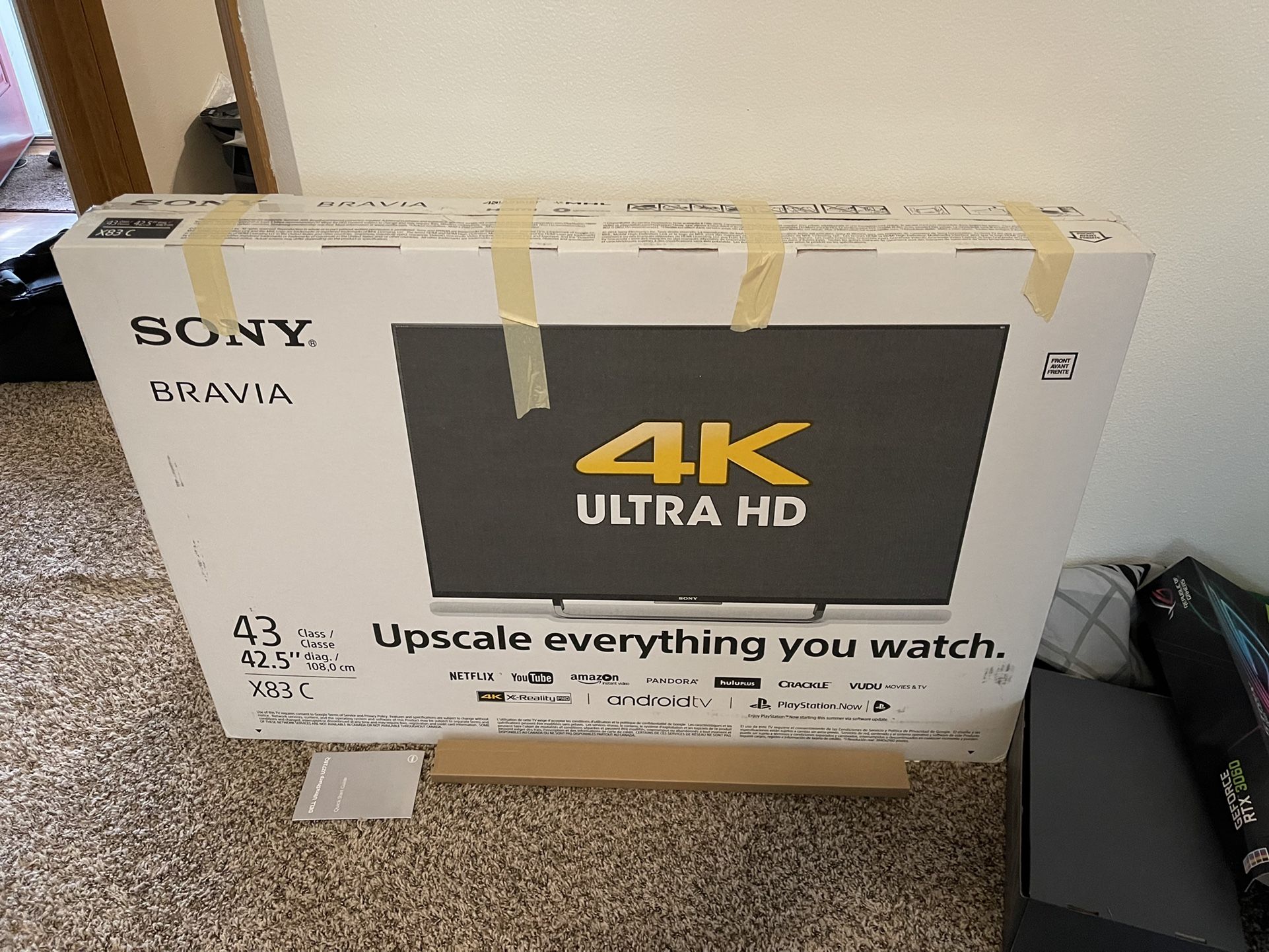 Sony 4K XBR-43X830C 43”