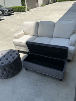 Couch And Ottoman Set