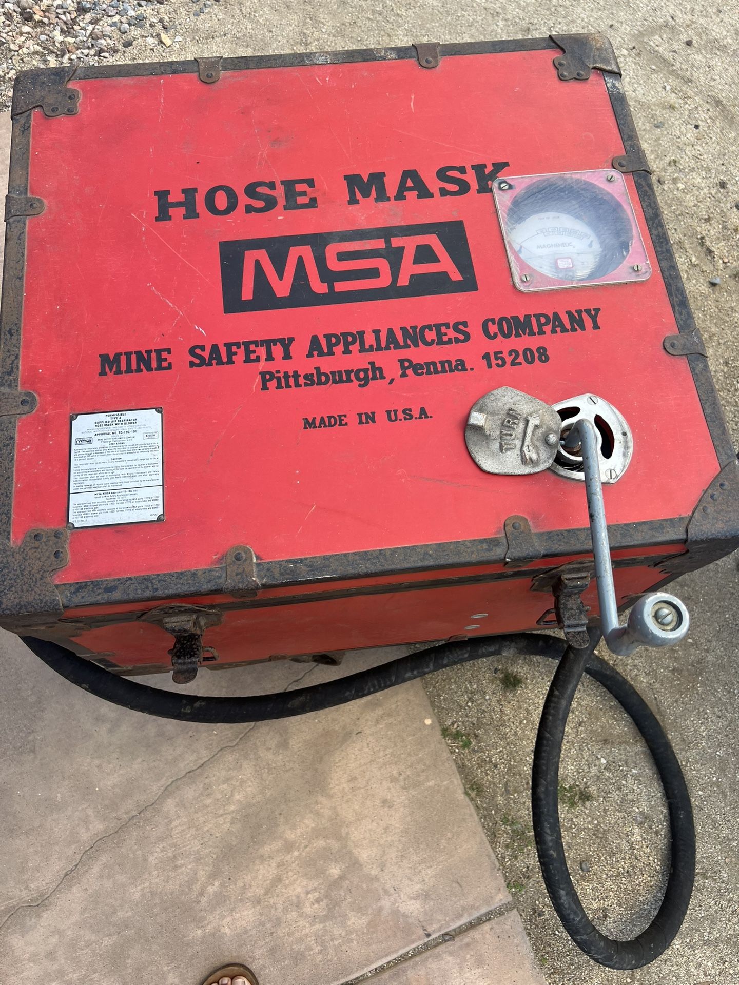 Collectible MSA Air Pump