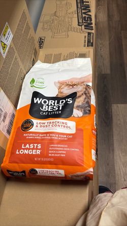 World's Best Cat Litter – Low Tracking & Dust Control
