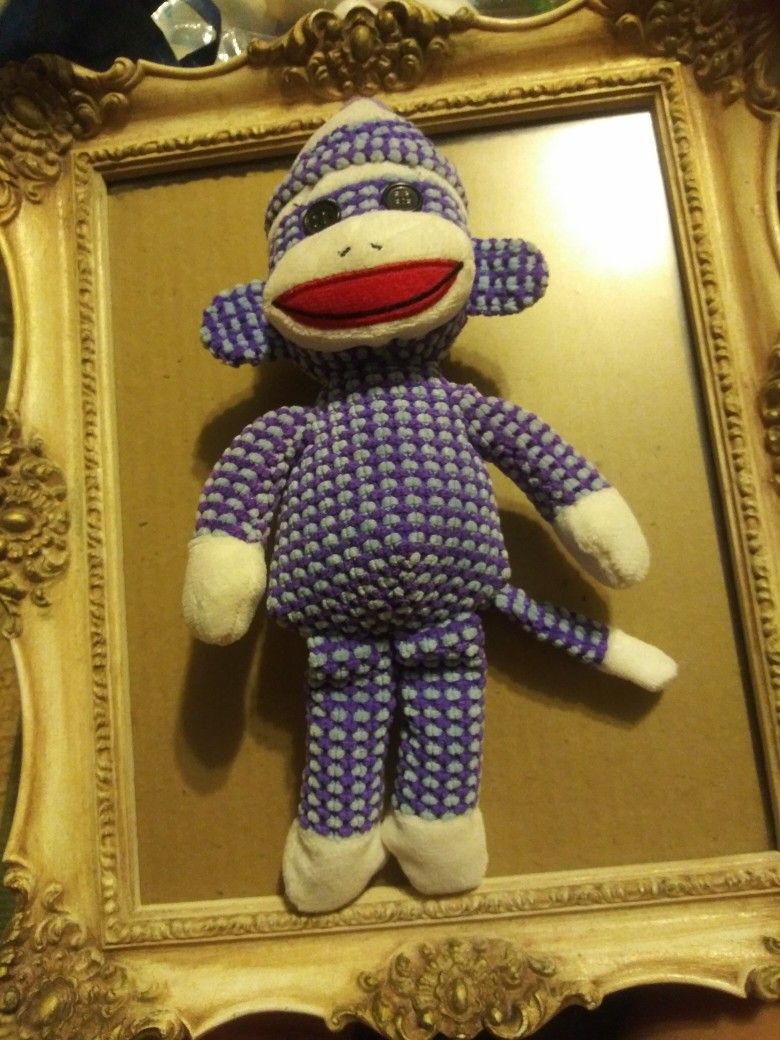 Ty Purple Sock Monkey