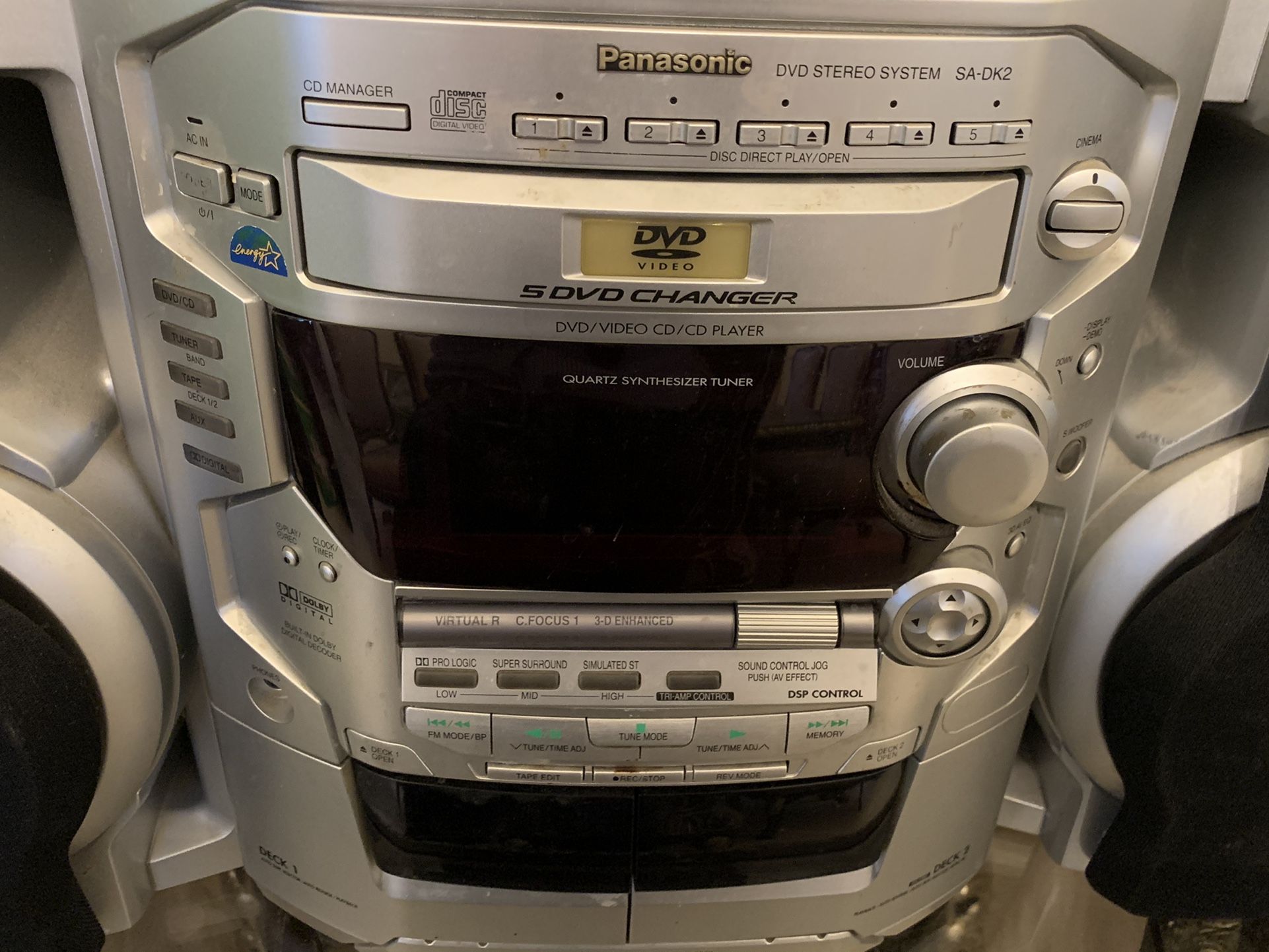 Panasonic SCDK2 5DVD Home Theater Compact Stereo System for Sale in