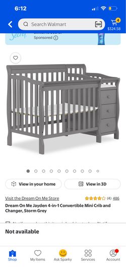 Crib with mattress