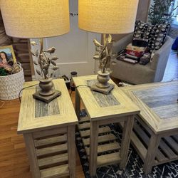 Coffee & End Tables/Lamp Set