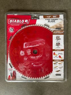 Diablo 12” 80 Tooth Blade Lightly Used