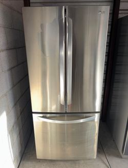 LG Stainless Steel Refrigerator And Freezer