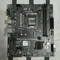 MSI Pro H610M-G Wifi Micro ATX LGA 1700 Motherboard