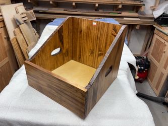 Hand Made Record Display and Storage Box