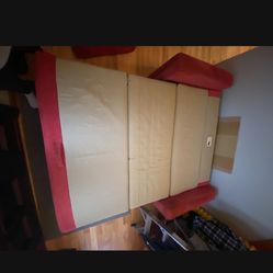 Red Sofa Sleeper 