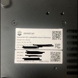 Sensecap Wifi Gateway