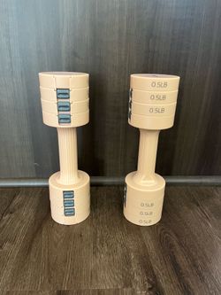 Pink Adjustable Workout Weights