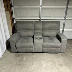 Power Recliner Sofa With Adjustable Headrest*Free Delivery*