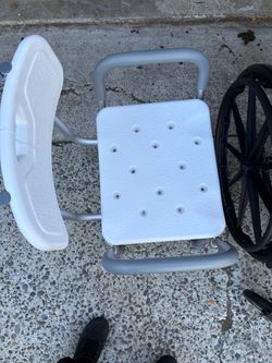 Shower Chair with Back and Armrests