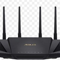 ASUS - AX3000 Dual Band WiFi 6 (802.11ax) Router - Black

