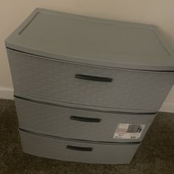 3 Drawer Wide Storage Containers