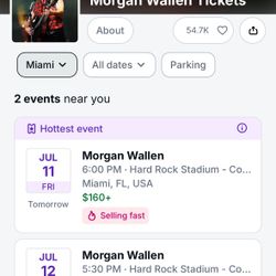 Morgan Wallen Tickets 🎟️ 